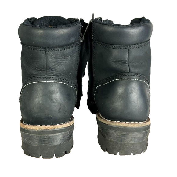 Harley Davidson Boots Mens 10.5 Bentler 6 Inch Side Zip Ankle Full Grain Leather main image 14
